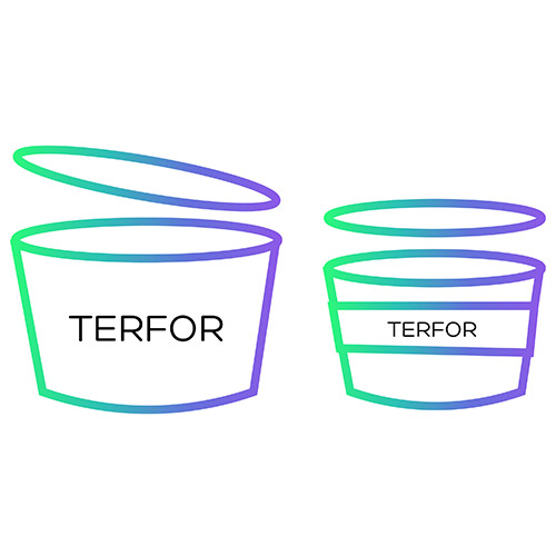 Tarrinas y tapas para limpieza